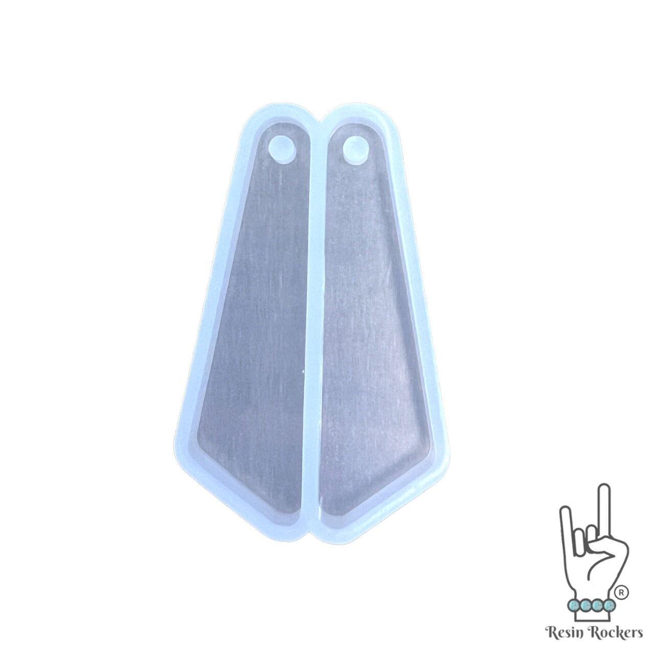 UV Safe Glass Shard or Knife Dangle Earring Mold for UV and Epoxy Resin Art